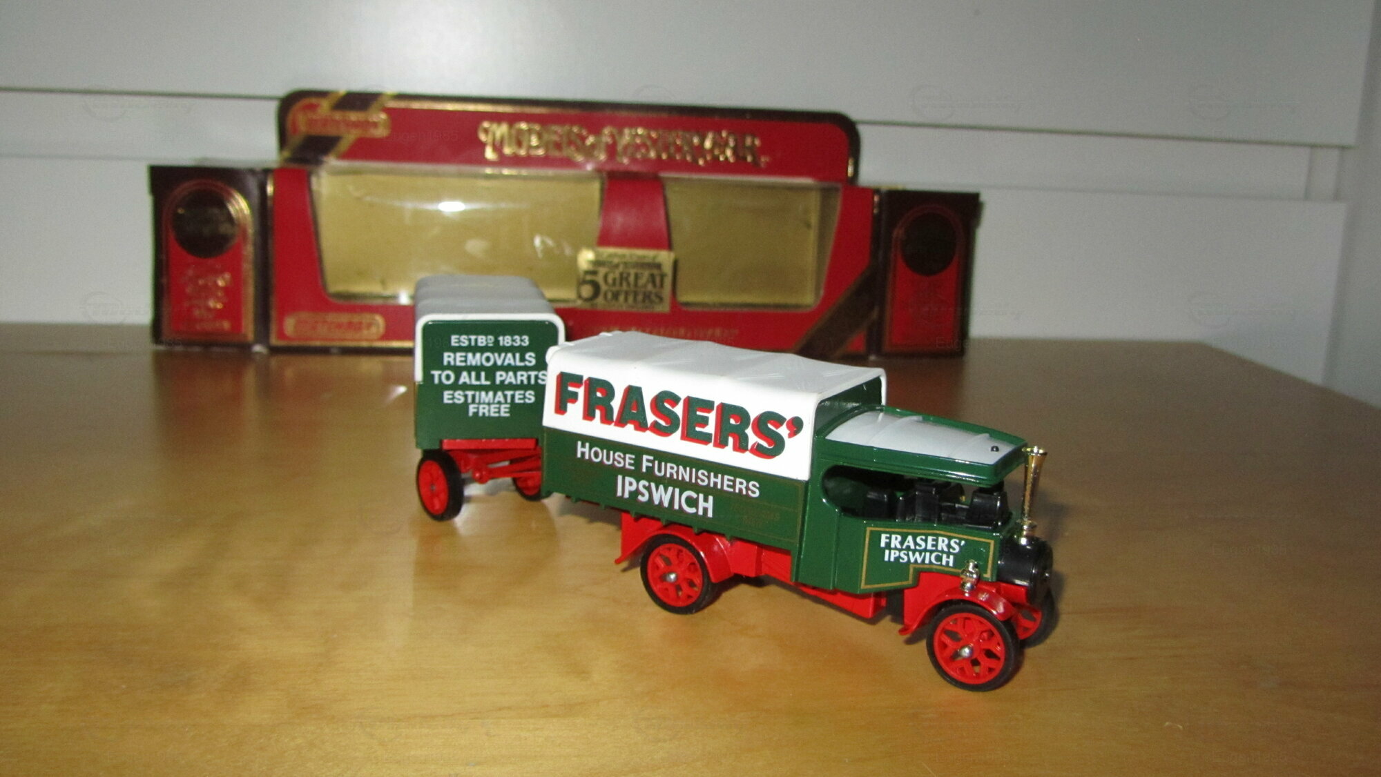 Foden C Type Steam Wagon Modellauto Matchbox Model Of Yesteryear In Sonstige Von