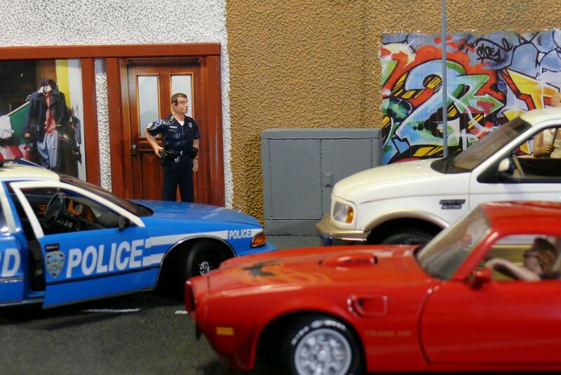 1:18 Diorama: Straßenscene NYC Bild 12